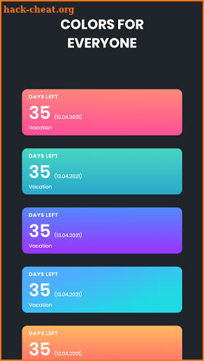 Days Counter - Countdown Widget screenshot