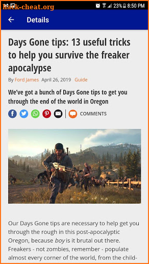 Days Gone Guide screenshot