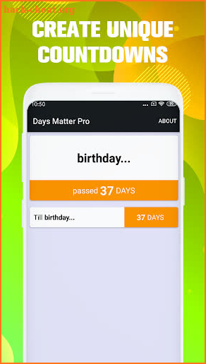 Days Matter Pro - Events Countdown for Android screenshot