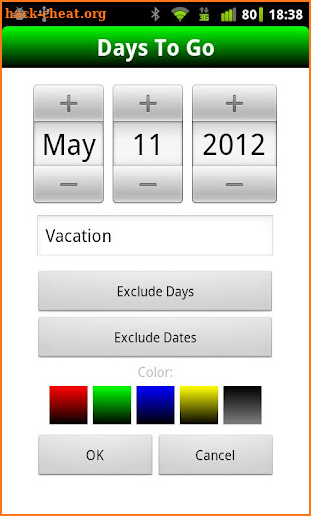 Days To Go screenshot