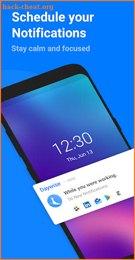 Daywise: Schedule Notifications. Be calm & focused screenshot