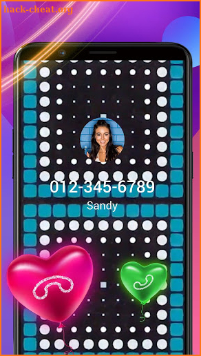 Dazzling Animation Caller Screen screenshot