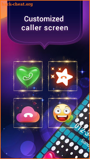 Dazzling Animation Caller Screen screenshot