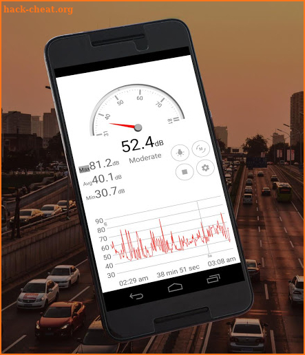 dB Meter - Free Sound Measuring App screenshot