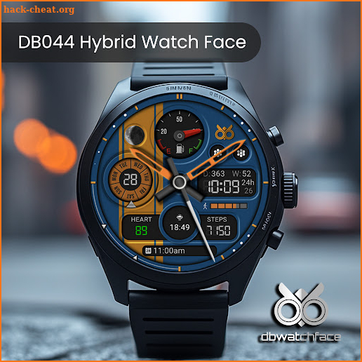 DB044 Hybrid Watch Face screenshot