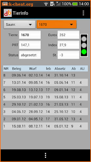 db.Mobil App screenshot