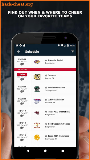 DBU Athletics screenshot