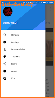 DC FOOTWEAR screenshot