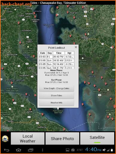 DC, Maryland & Virginia Tides screenshot