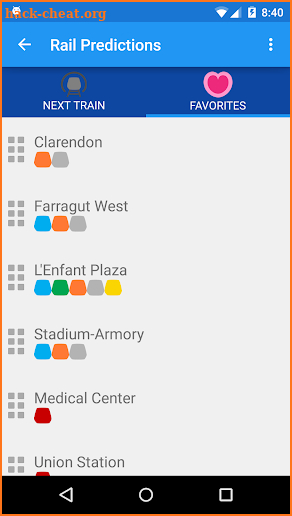 DC Metro Transit screenshot