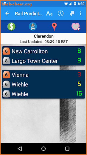 DC Metro Transit screenshot