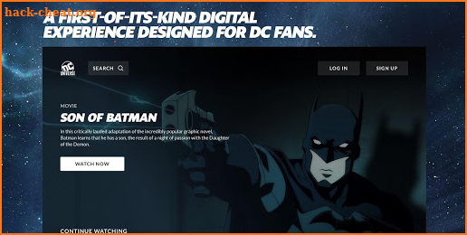 DC Universe - Android TV screenshot