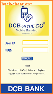 DCB Bank Mobile Banking App screenshot