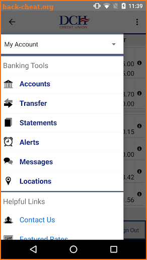 DCH Credit Union Mobile screenshot