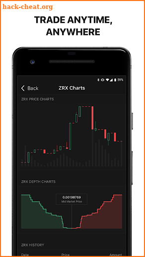 DDEX - Decentralized Exchange & Ethereum Wallet screenshot