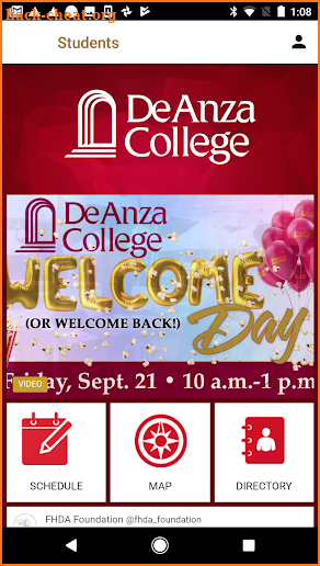 De Anza College screenshot