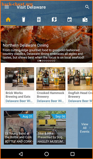 DE on Tap screenshot