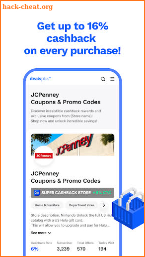 Deals+ Cashback & Free Coupons screenshot