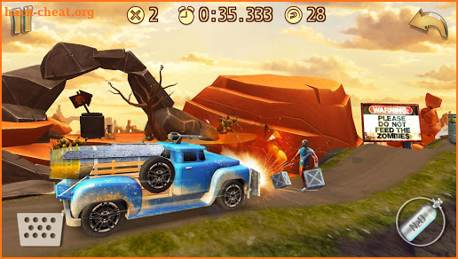 Death Climb Racing-Popular walking ZOMBIE road war screenshot