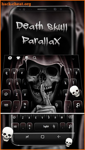 Death Skull Parallax Keyboard screenshot