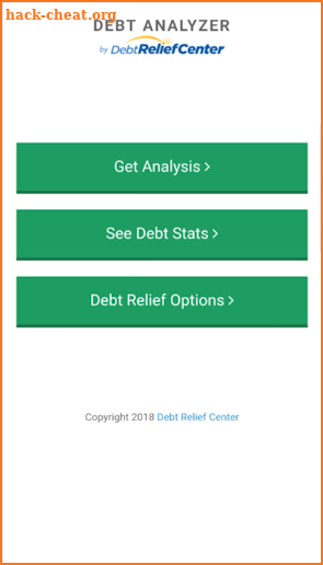 Debt Analyzer screenshot