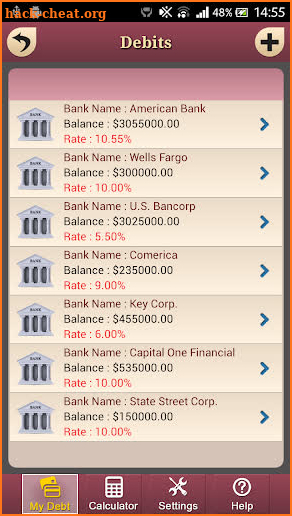 Debt Payoff Manager screenshot