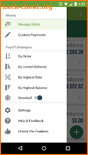 Debt Planner & Calculator with Banking Ledger screenshot