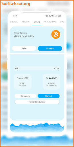 Decentra: BTC Mining & Staking screenshot