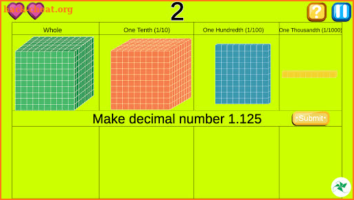 Decimal Game screenshot