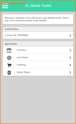 Decision Logic Mobile - DMAC screenshot