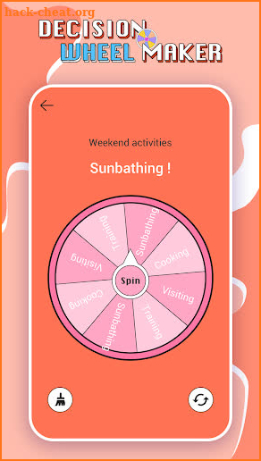 Decision Wheel Maker screenshot