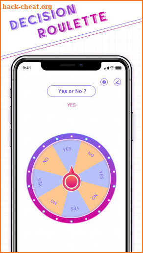 DecisionRoulette screenshot