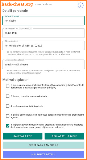 Declaraţie Propria Răspundere screenshot