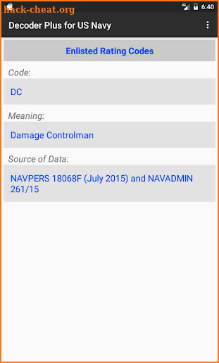 Decoder Plus for US Navy screenshot