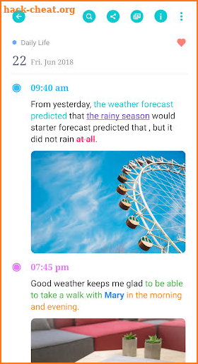 DecoDiary - Timeline Diary screenshot