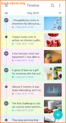 DecoDiary - Timeline Diary screenshot