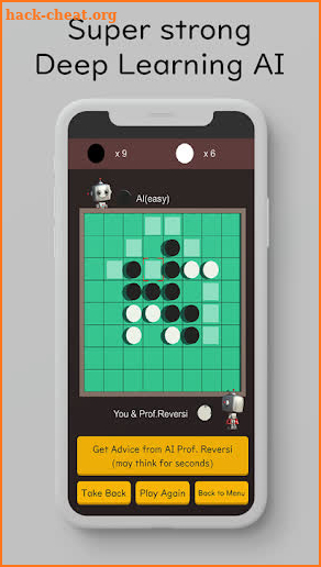 Deep AI Prof. Reversi screenshot