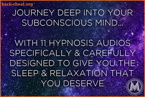 Deep Sleep and Relax Hypnosis screenshot