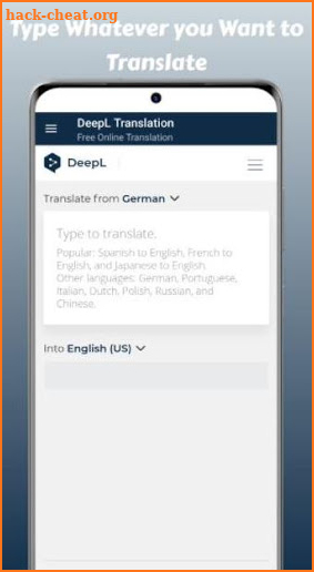 DeepL Translator App Advice screenshot