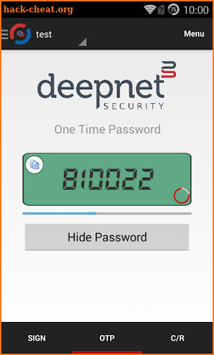 DeepNet MobileID screenshot