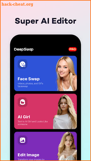 DeepSwap - AI Face Swap App screenshot