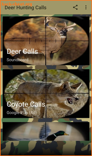 Deer Hunting Calls Soundboard screenshot