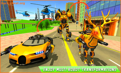 Deer Robot Car Battle:Real Robot Transformation 3D screenshot