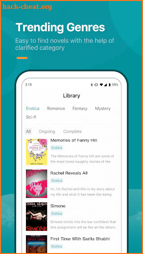 Deereader—Reading Latest Fun e-novels screenshot