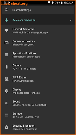 Default Dark Theme for Substratum screenshot