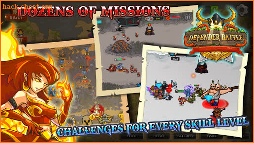 Defender Battle: Hero Kingdom Wars - Strategy Game screenshot