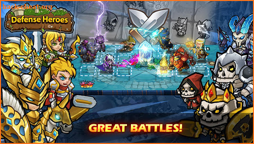 Defense Heroes: Defender War Tower Defense Offline screenshot