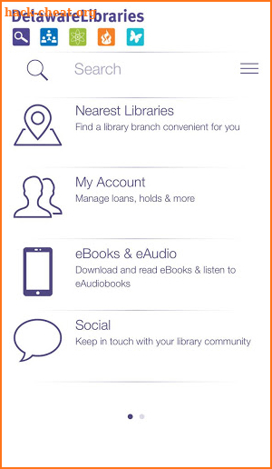 Delaware Libraries screenshot