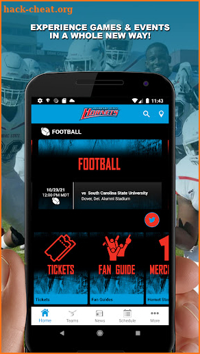 Delaware State Hornets screenshot