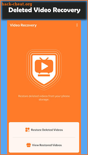 Deleted Video Recovery - Restore Deleted Videos screenshot